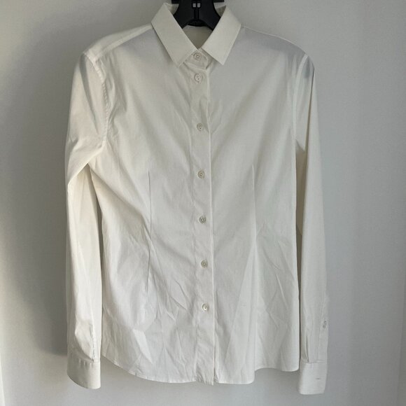 Dolce & Gabbana White Button Down Structured Shirt Sz 38 (Small) - Picture 1 of 4